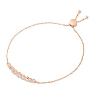 KATE SPADE • Rose Gold Full Circle Slider Adjustable Bracelet
